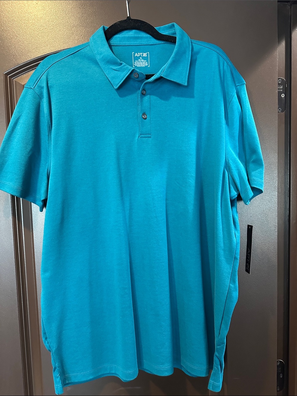 Apt. 9 Men's Teal Short-Sleeve Polo